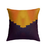 Close-up view of SurArt 93 Indoor Pillow, emphasizing the vibrant colors and detailed artwork, ideal for accentuating any cozy corner or seating area.